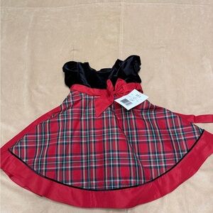 Kohl's Red and Black Plaid Kids Costume Dress